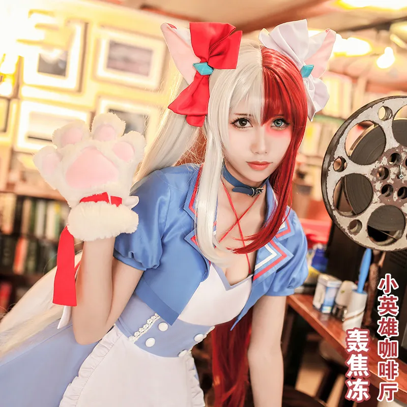 Anime My Hero Academia Midoriya Izuku Todoroki Shoto Bakugou Katsuki Kaminari Denki Maid Dress Uniform Cosplay Costume
Anime My Hero Academia Midoriya Izuku Todoroki Shoto Bakugou Katsuki Kaminari Denki Maid Dress Uniform Cosplay Costume