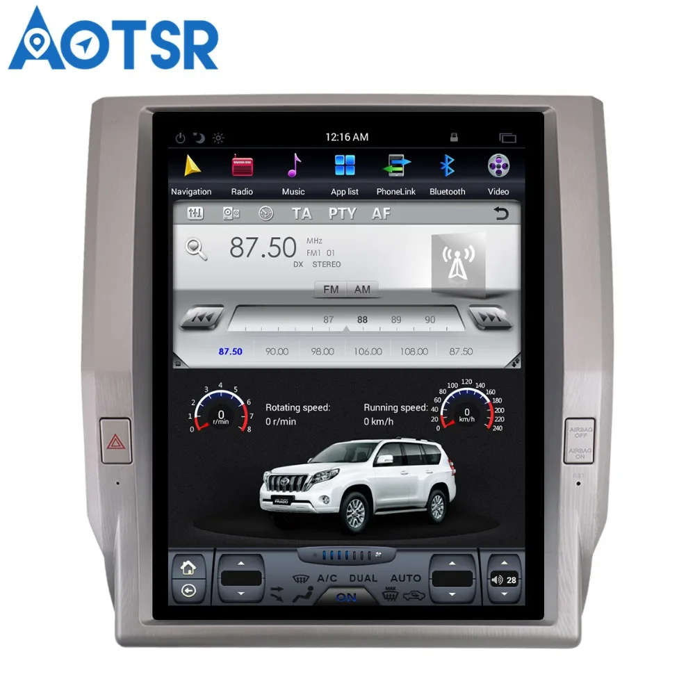 Автомобильный GPS-навигатор в стиле Tesla, Android 7,1, для Toyota Tundra 2014-2017, головное устройство, стерео, мультимедиа, спутниковая навигация, автомобиль...
Автомобильный GPS-навигатор в стиле Tesla, Android 7,1, для Toyota Tundra 2014-2017, головное устройство, стерео, мультимедиа, спутниковая навигация, автомобиль...