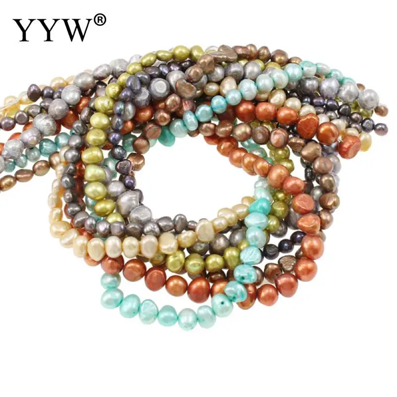 Cultured Potato Freshwater Pearl Beads mixed colors 4-8mm Approx 0.8mm Approx 15.5 Inch Sold By KG
Cultured Potato Freshwater Pearl Beads mixed colors 4-8mm Approx 0.8mm Approx 15.5 Inch Sold By KG