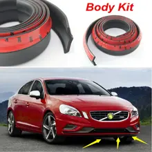 Front Deflector Lips Skirt For Volvo S60 S60L S40 S70 S80 S90 Body Chassis Side Protection Spoiler Lip Spliter Valance Surround