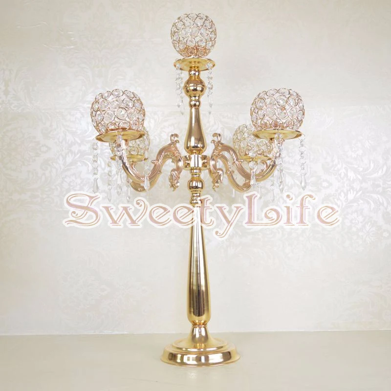 2017 lastest 75cm Tall Crystal Wedding Table Centerpiece Gold Canderlabra 10pcs/lot
2017 lastest 75cm Tall Crystal Wedding Table Centerpiece Gold Canderlabra 10pcs/lot
