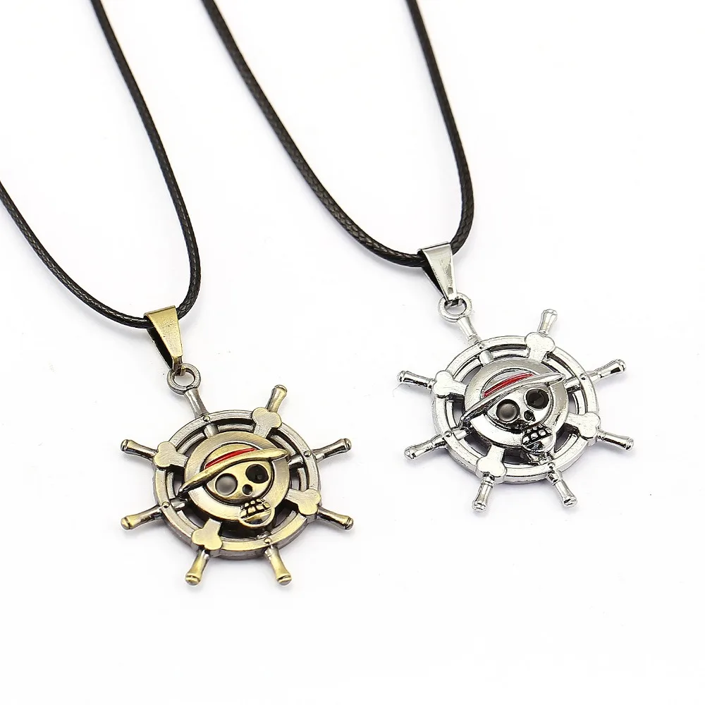 10pcs/lot Choker Necklace Luffy Rudder Pendant Men Women Gift Anime Jewelry Accessories
10pcs/lot Choker Necklace Luffy Rudder Pendant Men Women Gift Anime Jewelry Accessories