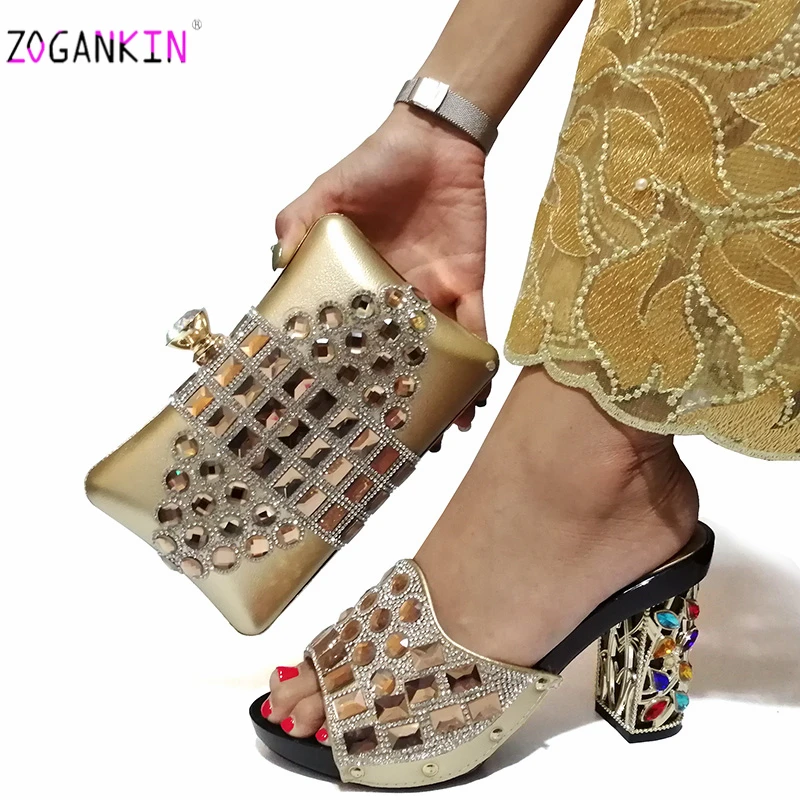 Nigerian Ladies Matching Shoe and Bag 2019 Hot Selling Material with Pu African Shoes and Bags Set for Party Women Shoe and Bag
Nigerian Ladies Matching Shoe and Bag 2019 Hot Selling Material with Pu African Shoes and Bags Set for Party Women Shoe and Bag