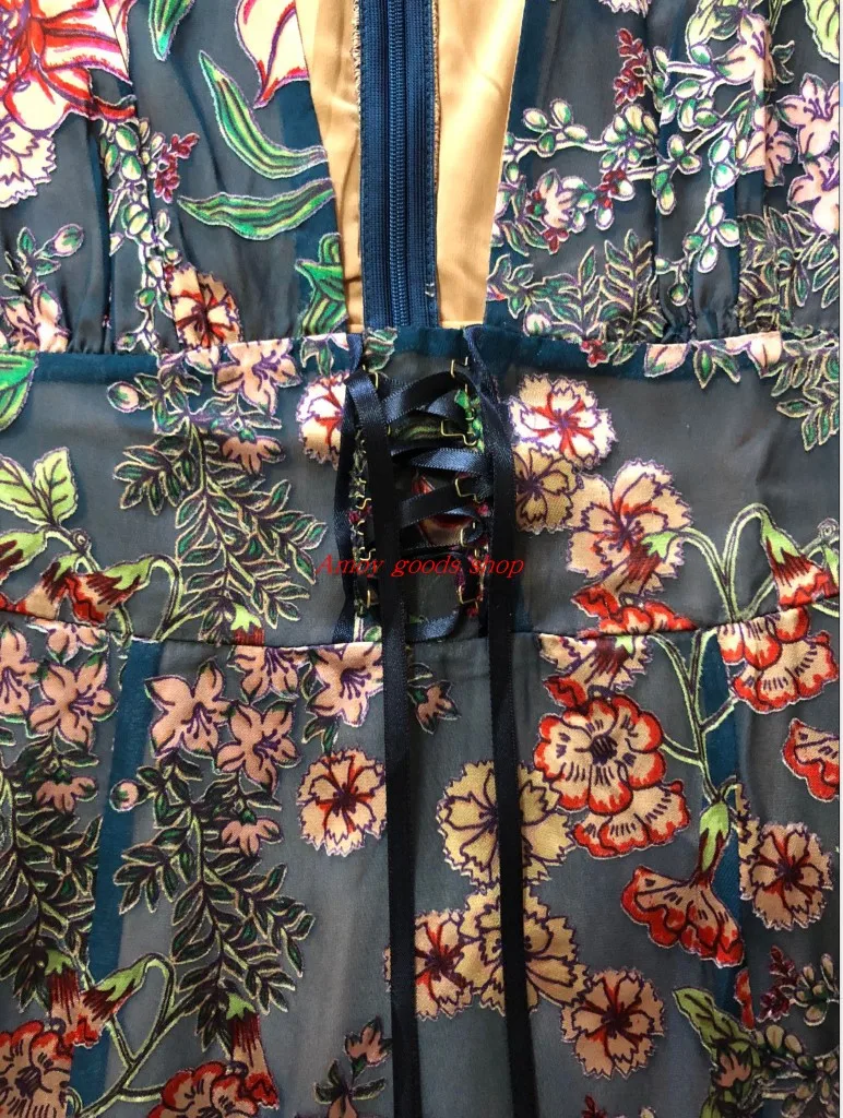 Bohemian Maxi Dress for Women Deep V Flock Floral Dress Flounce Beach Bandage Long Dress Sexy vestidos
Bohemian Maxi Dress for Women Deep V Flock Floral Dress Flounce Beach Bandage Long Dress Sexy vestidos