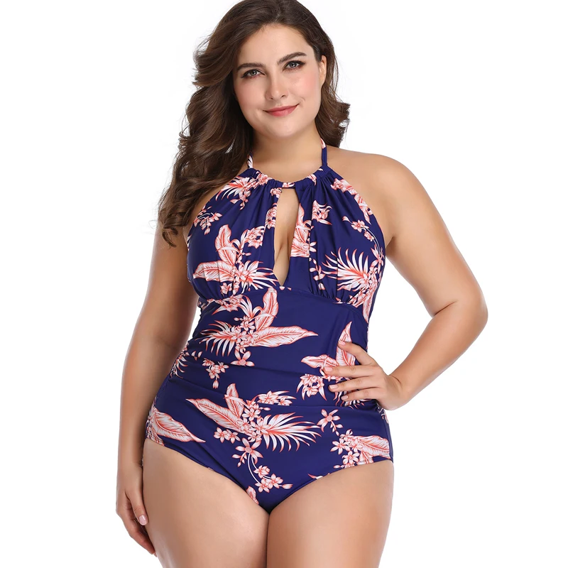 Plus Size Swimming Suit For Women Swimwear Sexy Bathing One Piece Swimsuit Indoor Monokini Female Beach Bikinis Bather 2019 | Спорт и