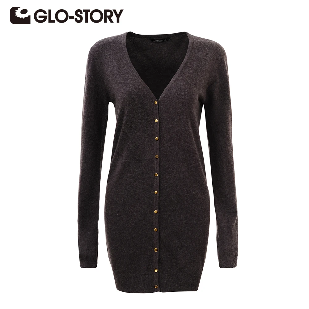 GLO-STORY Women Sweater Long Cardigans 2018 Autumn Winter Knitted Sweater Sexy Jumper Women V-neck Sweater Coat Tops WMY-2612
GLO-STORY Women Sweater Long Cardigans 2018 Autumn Winter Knitted Sweater Sexy Jumper Women V-neck Sweater Coat Tops WMY-2612