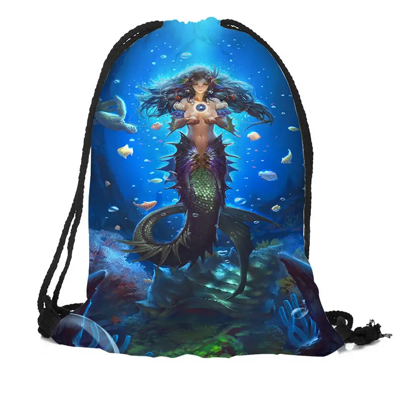 Custom Mermaid Backpacks Travel Softback Men Women Drawstring Bag School Girls Backpacks
Custom Mermaid Backpacks Travel Softback Men Women Drawstring Bag School Girls Backpacks