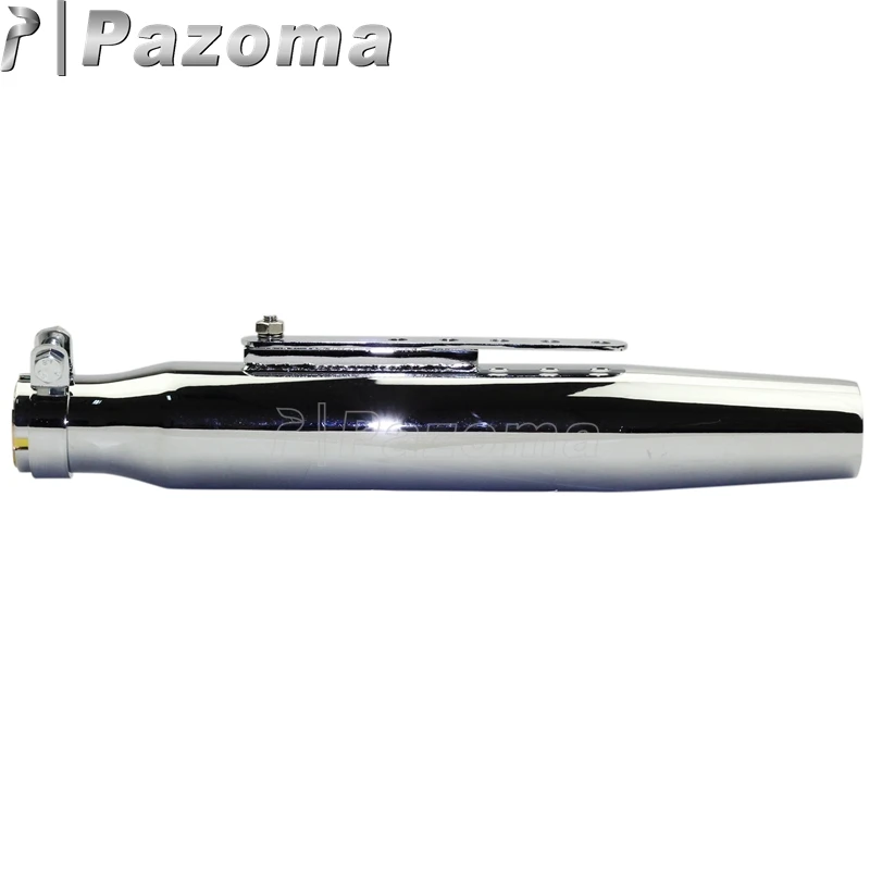 Pazoma Chrome Motorcycle Iron Exhaust Muffler Pipe for Harley Bobber Chopper Cafe Racer Honda Suzuki Yamaha Kawasaki
Pazoma Chrome Motorcycle Iron Exhaust Muffler Pipe for Harley Bobber Chopper Cafe Racer Honda Suzuki Yamaha Kawasaki