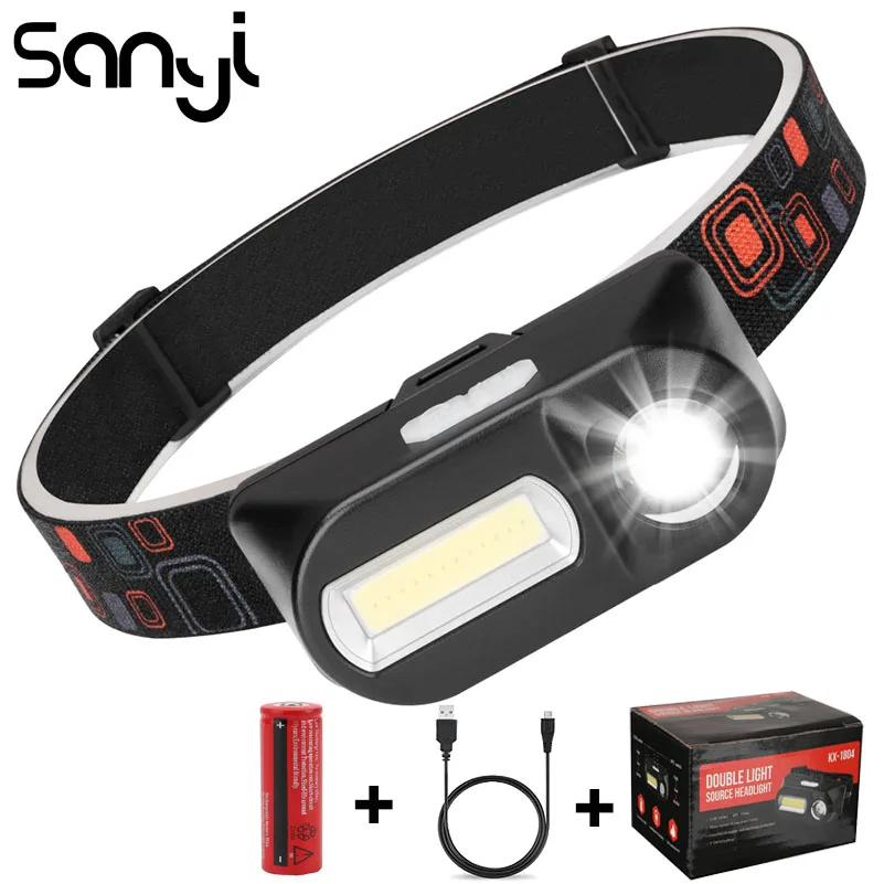 SANYI 6 режимов фар зарядка через USB 18650 Батарея светодиодный COB Светодиодный фонарь на голову ночная рыбалка кемпинг охотничий фонарь 3800 люмен
SANYI 6 режимов фар зарядка через USB 18650 Батарея светодиодный COB Светодиодный фонарь на голову ночная рыбалка кемпинг охотничий фонарь 3800 люмен