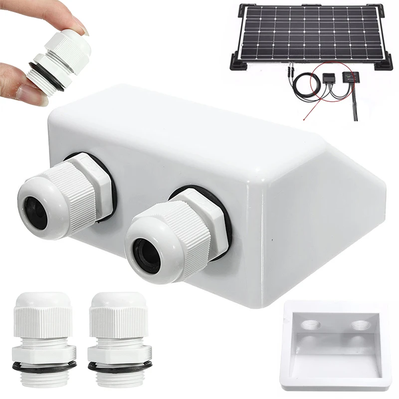 10 Set/lot ABS Material Waterproof Solar Panel Double Hole For Junction Box Cable Entry Gland Connector Roof InstallationSolar
10 Set/lot ABS Material Waterproof Solar Panel Double Hole For Junction Box Cable Entry Gland Connector Roof InstallationSolar