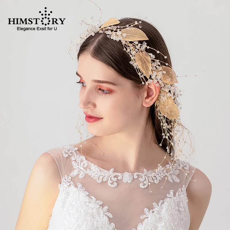 HIMSTORY Luxury Baroque Classic Brides Crystal Long Headbands Leaf Tiaras Hairbands Wedding Hair Accessory Evening Headdre
HIMSTORY Luxury Baroque Classic Brides Crystal Long Headbands Leaf Tiaras Hairbands Wedding Hair Accessory Evening Headdre