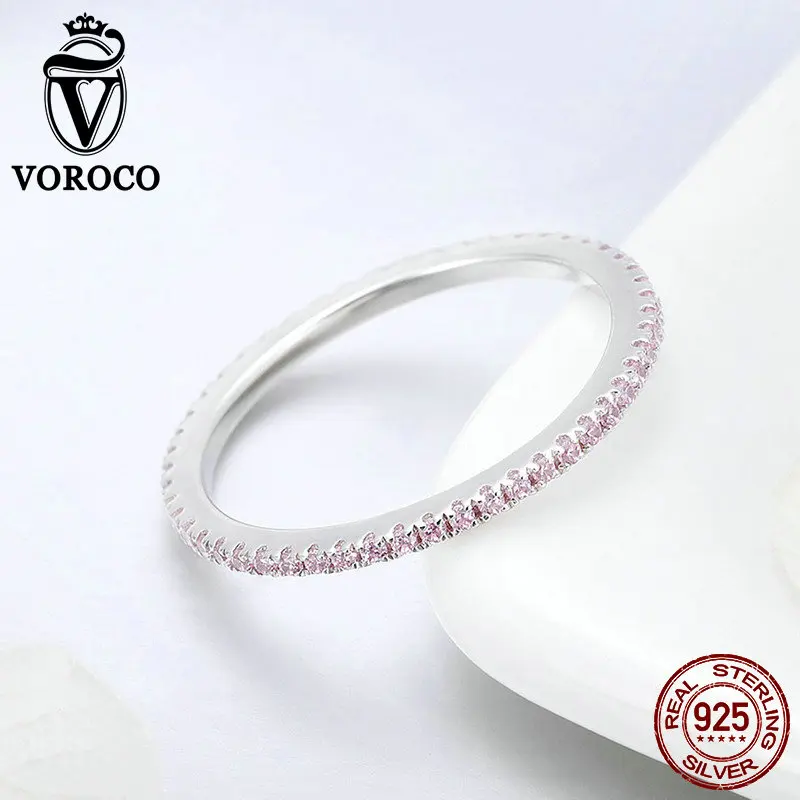 Хит продаж 2018 кольцо VOROCO с простым дизайном блестящее реальное искусственное