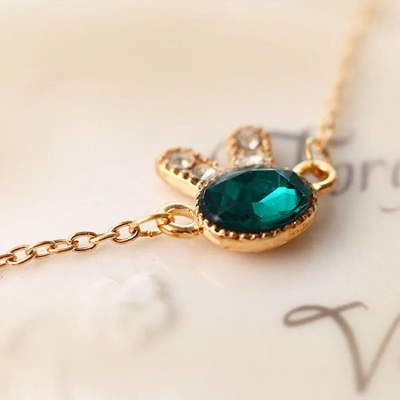L091 Hot Crystal Mujer Pulseras Girls Bijoux Fashion New Men Green Rabit Bunny Charm Chain Bracelets For Women Jewelry Bangle
L091 Hot Crystal Mujer Pulseras Girls Bijoux Fashion New Men Green Rabit Bunny Charm Chain Bracelets For Women Jewelry Bangle