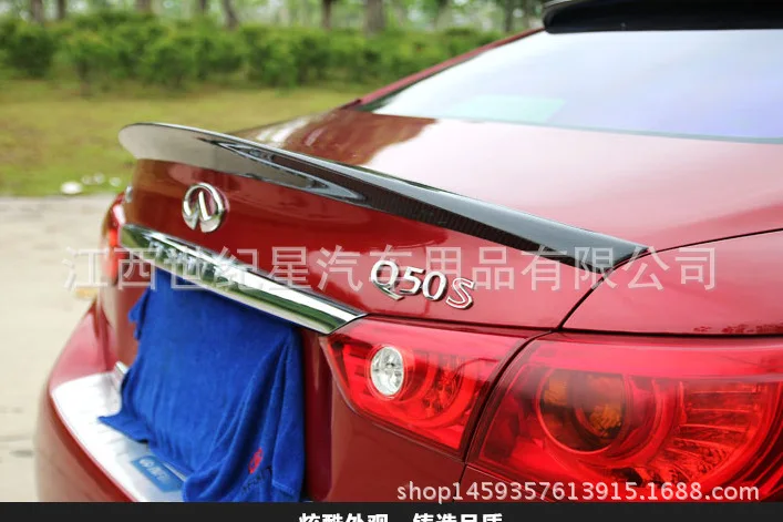 Fit for Infiniti Q50L ABS rear spoiler rear wing with customize DIY color spoiler No paint spoiler
Fit for Infiniti Q50L ABS rear spoiler rear wing with customize DIY color spoiler No paint spoiler