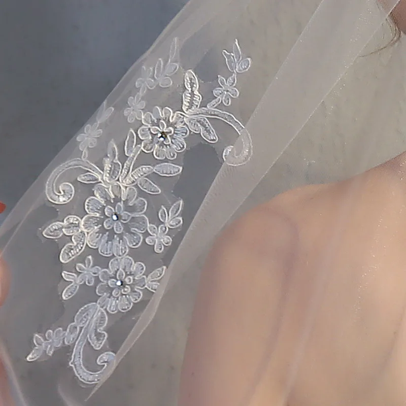ANTI New Arrival Crystal Lace Edge White Ivory Cathedral Wedding Veil Long Bridal Veil Cheap Wedding Accessories Veu de Noiva
ANTI New Arrival Crystal Lace Edge White Ivory Cathedral Wedding Veil Long Bridal Veil Cheap Wedding Accessories Veu de Noiva