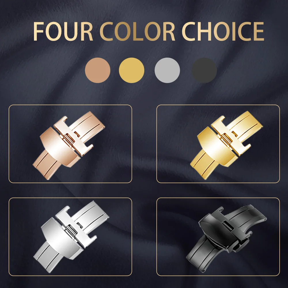 Butterfly Deployment Watch Band Buckle Stainless Steel Solid Double Push Button Fold Strap Clasp 10 12 14 16 18 20 22mm Tools
Butterfly Deployment Watch Band Buckle Stainless Steel Solid Double Push Button Fold Strap Clasp 10 12 14 16 18 20 22mm Tools