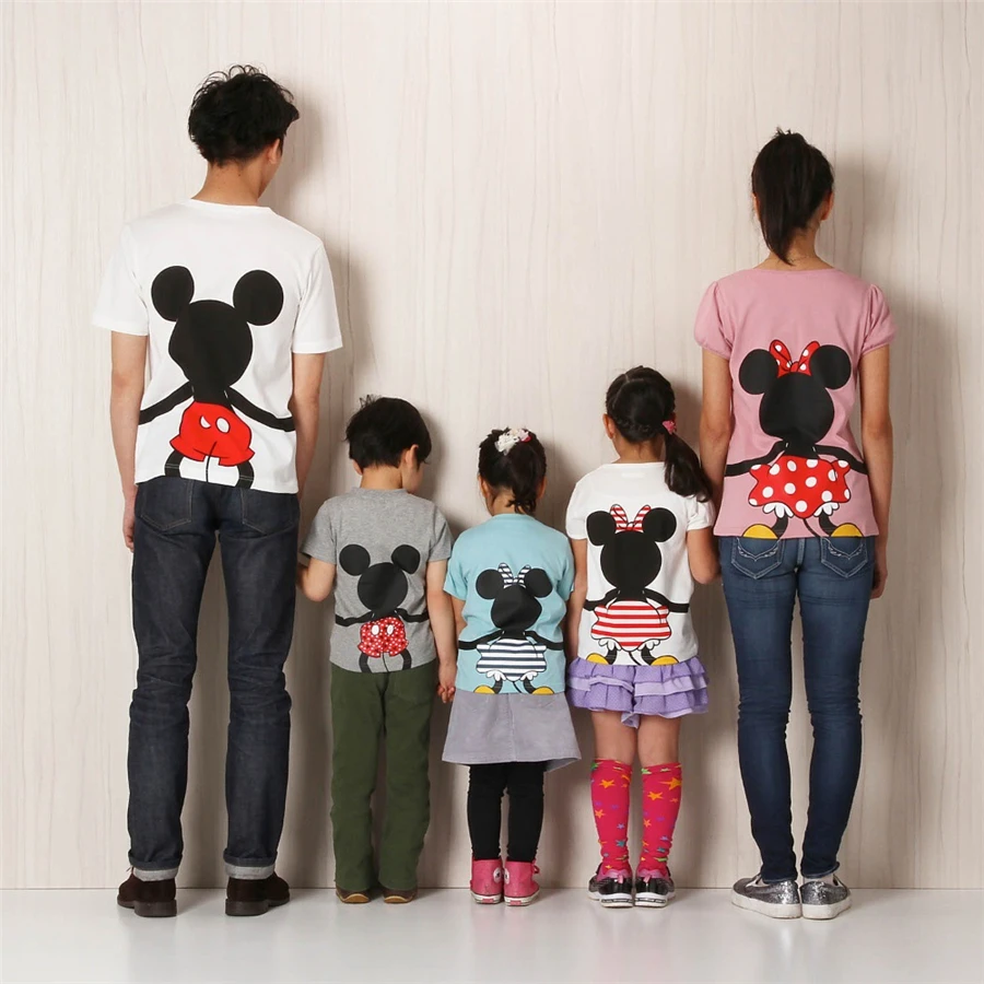 Minnie Mickey Cartoon T Shirt Animal Print White T-shrit kids Dad Mommy and me clothes 2years-Adult Top for Girls Family Look
Minnie Mickey Cartoon T Shirt Animal Print White T-shrit kids Dad Mommy and me clothes 2years-Adult Top for Girls Family Look