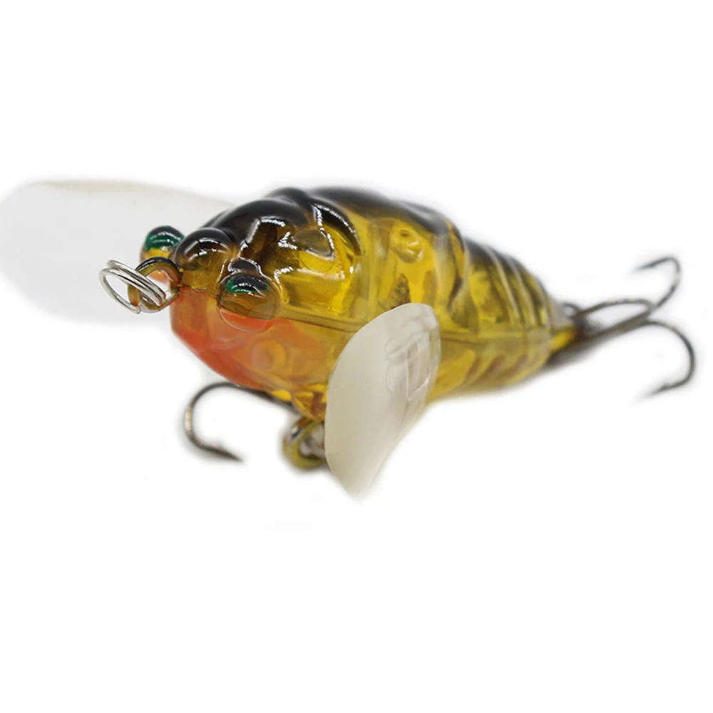 1PCS Cicada 6g5cm Perch Insect Lure Bait Fishing Lure Treble Barb Hooks Fishing Tackle Artificial Bait Fishing Accessorie
1PCS Cicada 6g5cm Perch Insect Lure Bait Fishing Lure Treble Barb Hooks Fishing Tackle Artificial Bait Fishing Accessorie