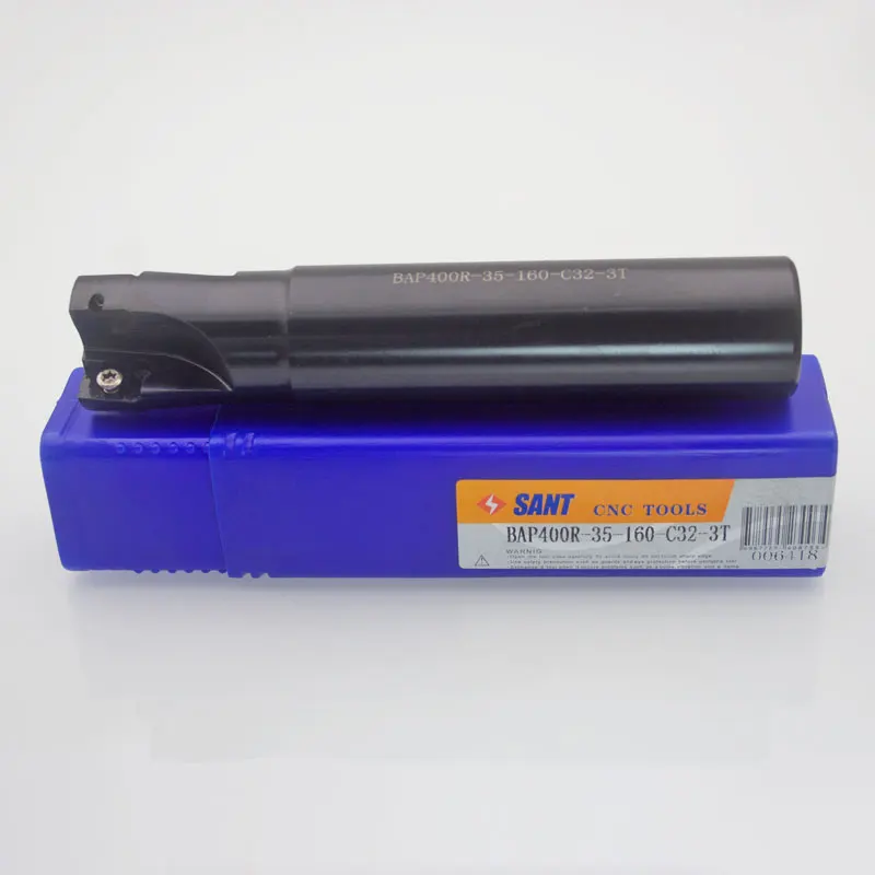 SANT Indexable Milling cutter mold milling tools BAP400R-35-250-C32-3T match with cnc carbide inserts APMT1604PDER
SANT Indexable Milling cutter mold milling tools BAP400R-35-250-C32-3T match with cnc carbide inserts APMT1604PDER
