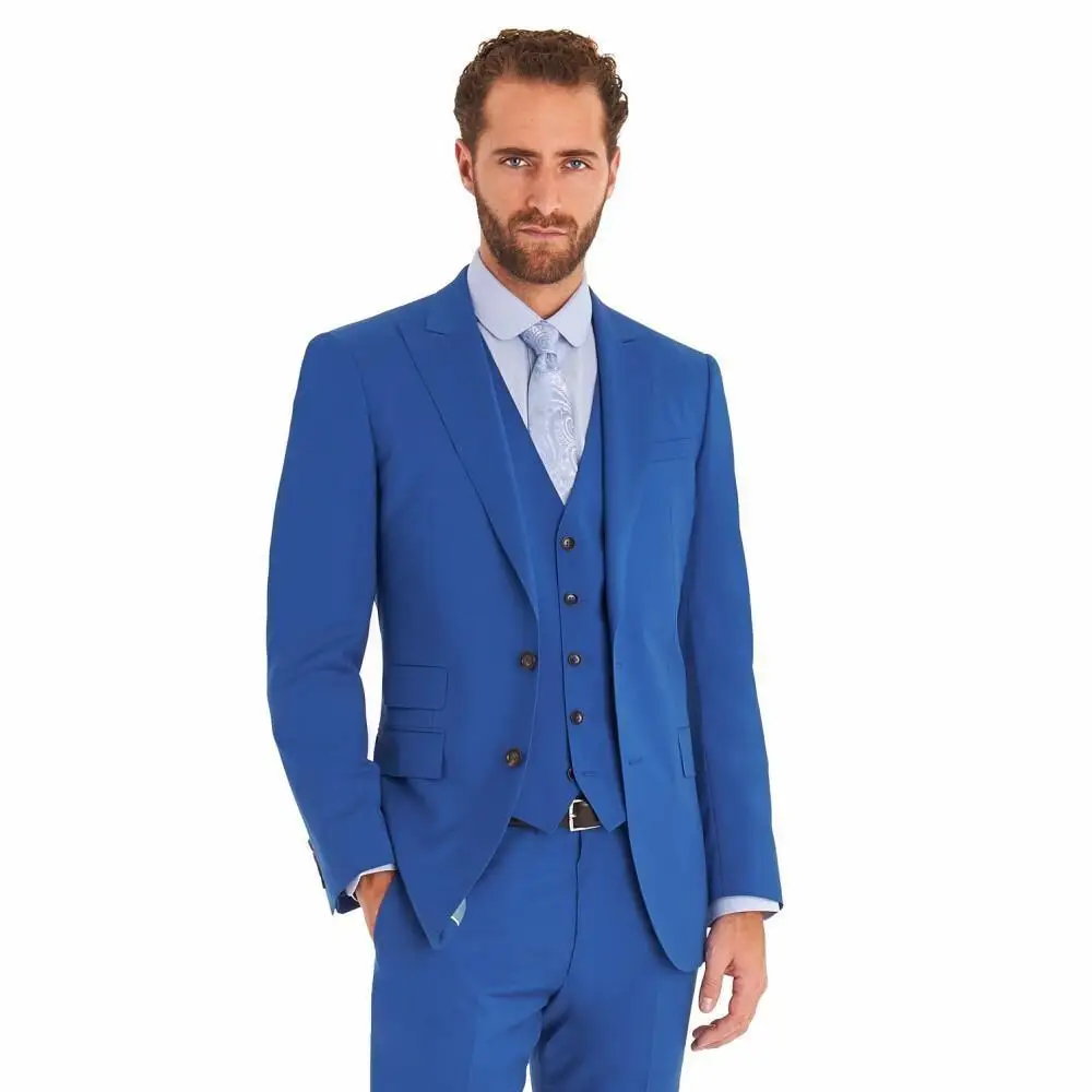 Classic Style Mens Business Suits Groomsmen Groom Tuxedos Wedding Party Prom Blazer Suit (Jacket+Pants+Vest+Tie) NO:165
Classic Style Mens Business Suits Groomsmen Groom Tuxedos Wedding Party Prom Blazer Suit (Jacket+Pants+Vest+Tie) NO:165