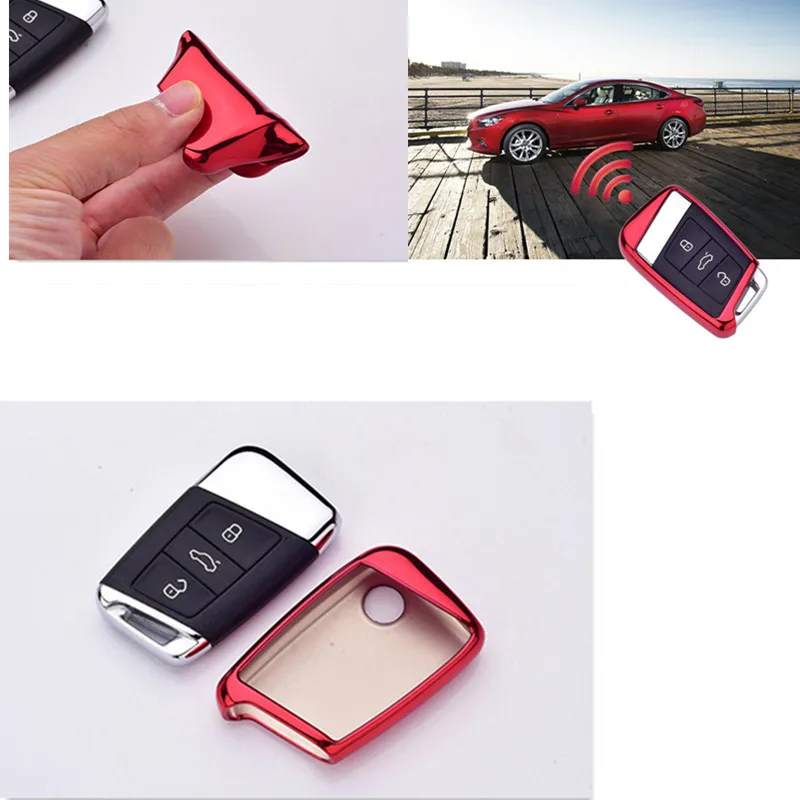 TPU Protection Remote Key Cover Case For Skoda Superb A7 For Volkwagen Passat B8 VW Magotan Golf Gte Car Styling Accessorise
TPU Protection Remote Key Cover Case For Skoda Superb A7 For Volkwagen Passat B8 VW Magotan Golf Gte Car Styling Accessorise