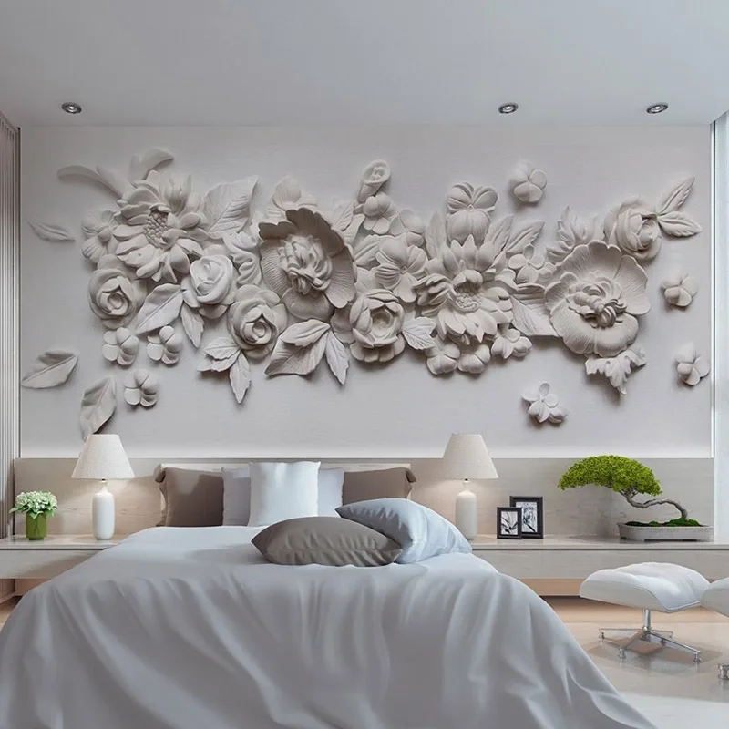 3D Stereo Relief Flowers Photo Mural Wallpaper European Style Bedroom Living Room Simple Design Wallpaper Papel De Parede Floral
3D Stereo Relief Flowers Photo Mural Wallpaper European Style Bedroom Living Room Simple Design Wallpaper Papel De Parede Floral