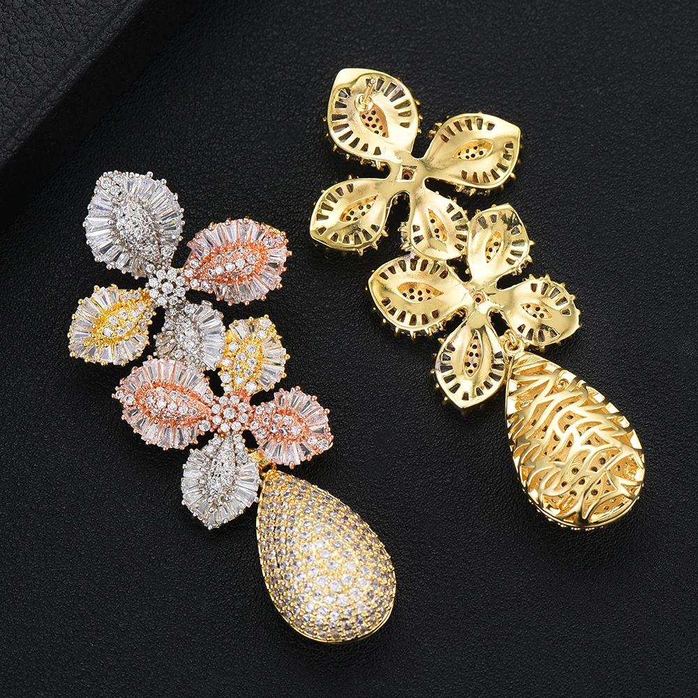 GODKI 58MM Luxury Flowers drop dangle Earrings For Women Accessories Full Cubic Zirconia Earrings Jewelry pendientes mujer moda
GODKI 58MM Luxury Flowers drop dangle Earrings For Women Accessories Full Cubic Zirconia Earrings Jewelry pendientes mujer moda