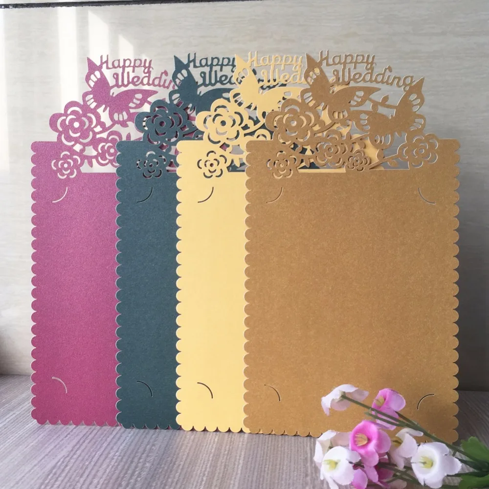 20Pcs/Lot Romantic Wedding Invitation Laser Cut Invitation Card Greeting Card Event&Party Supplies
20Pcs/Lot Romantic Wedding Invitation Laser Cut Invitation Card Greeting Card Event&Party Supplies