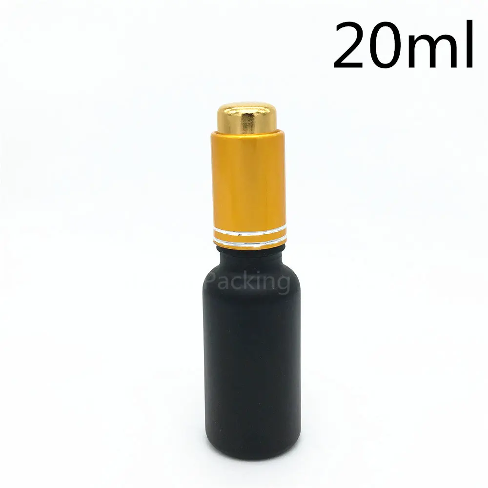 Free Shipping 500pcs 20ml Black Frosted Glass Essential Oil Bottle With Gold Cap Dropper Glass Perfume Bottle
Free Shipping 500pcs 20ml Black Frosted Glass Essential Oil Bottle With Gold Cap Dropper Glass Perfume Bottle