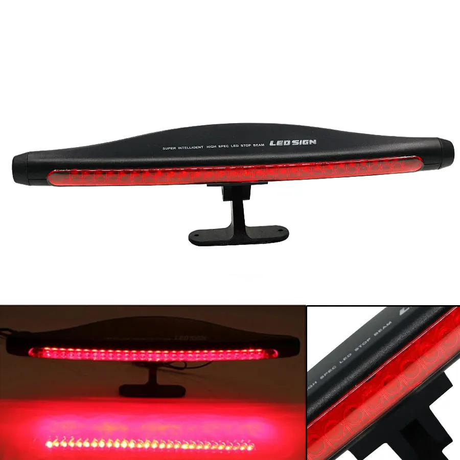 YCCPAUTO Universal Red LED Additional Brake Light Bar 28SMD 12V Car High Mount Stop Lamp Auto Truck Tail Third Parking Light
YCCPAUTO Universal Red LED Additional Brake Light Bar 28SMD 12V Car High Mount Stop Lamp Auto Truck Tail Third Parking Light