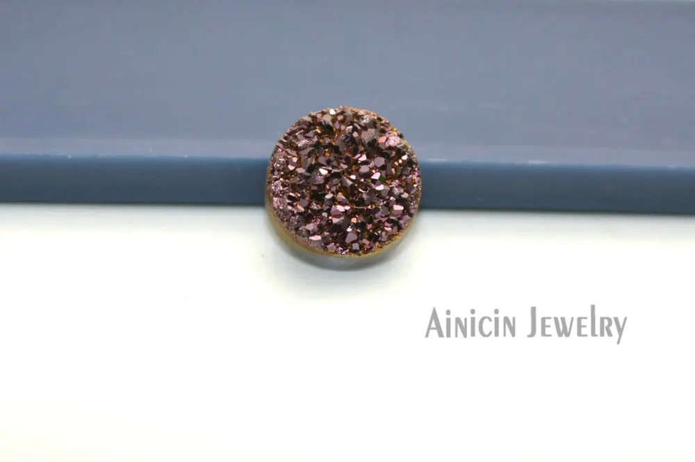 10pcs Many Colors Natural Shine Druzy Crystal 8mm Coin Beads Fashion Rings Making Materials
10pcs Many Colors Natural Shine Druzy Crystal 8mm Coin Beads Fashion Rings Making Materials
