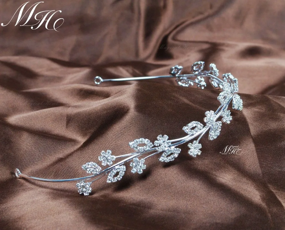 Flowers Girls Headband Floral Brides Tiara Clear Rhinestones Crystal Wedding Bridal Veil Prom Party Hair Jewelry
Flowers Girls Headband Floral Brides Tiara Clear Rhinestones Crystal Wedding Bridal Veil Prom Party Hair Jewelry