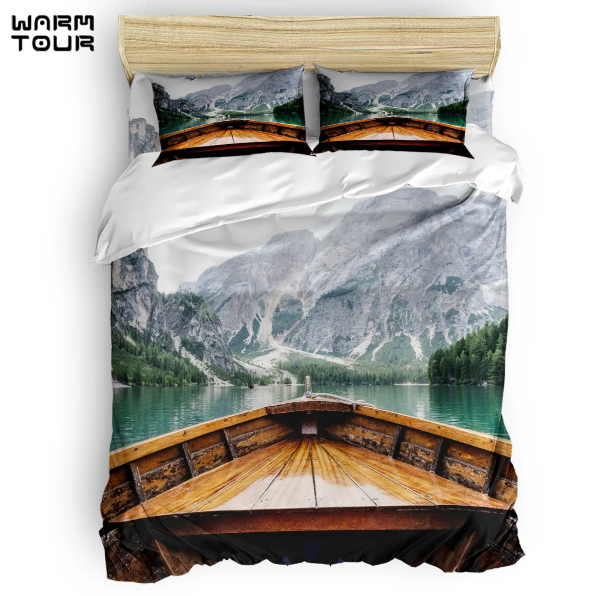 WARMTOUR Duvet Cover Live the Adventure Duvet Cover Set 4 Piece Bedding Set For Beds
WARMTOUR Duvet Cover Live the Adventure Duvet Cover Set 4 Piece Bedding Set For Beds