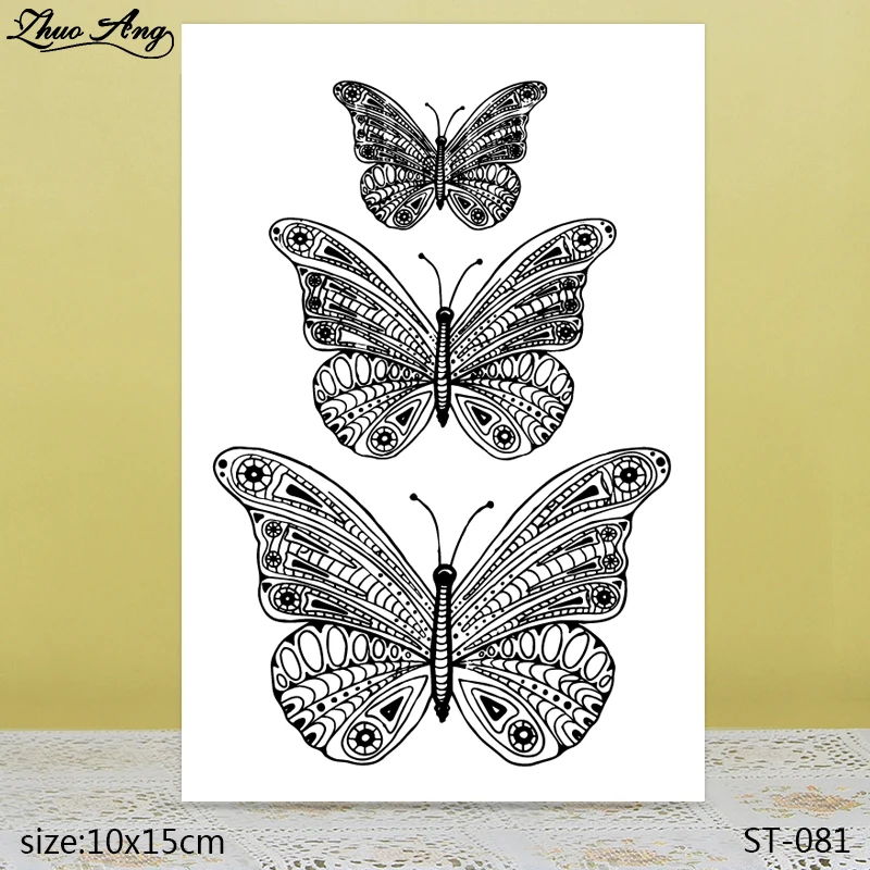 ZhuoAng Pattern Butterfly Transparent Silicone Stamp / Stamp DIY Scrapbook / Album Decoration Transparent Seal
ZhuoAng Pattern Butterfly Transparent Silicone Stamp / Stamp DIY Scrapbook / Album Decoration Transparent Seal