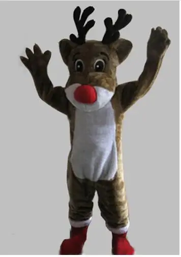 Бесплатная доставка, классические мультяшные костюмы Rudolph спортивный талисман «Олень», взрослый размер
Бесплатная доставка, классические мультяшные костюмы Rudolph спортивный талисман «Олень», взрослый размер