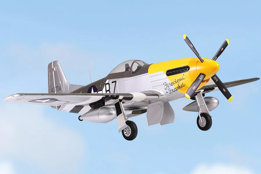 Радиоуправляемый самолет FMS 1700 мм 1 7 м P51 P-51D Mustang свирепый Frankie FF PNP версия Gaint Warbird