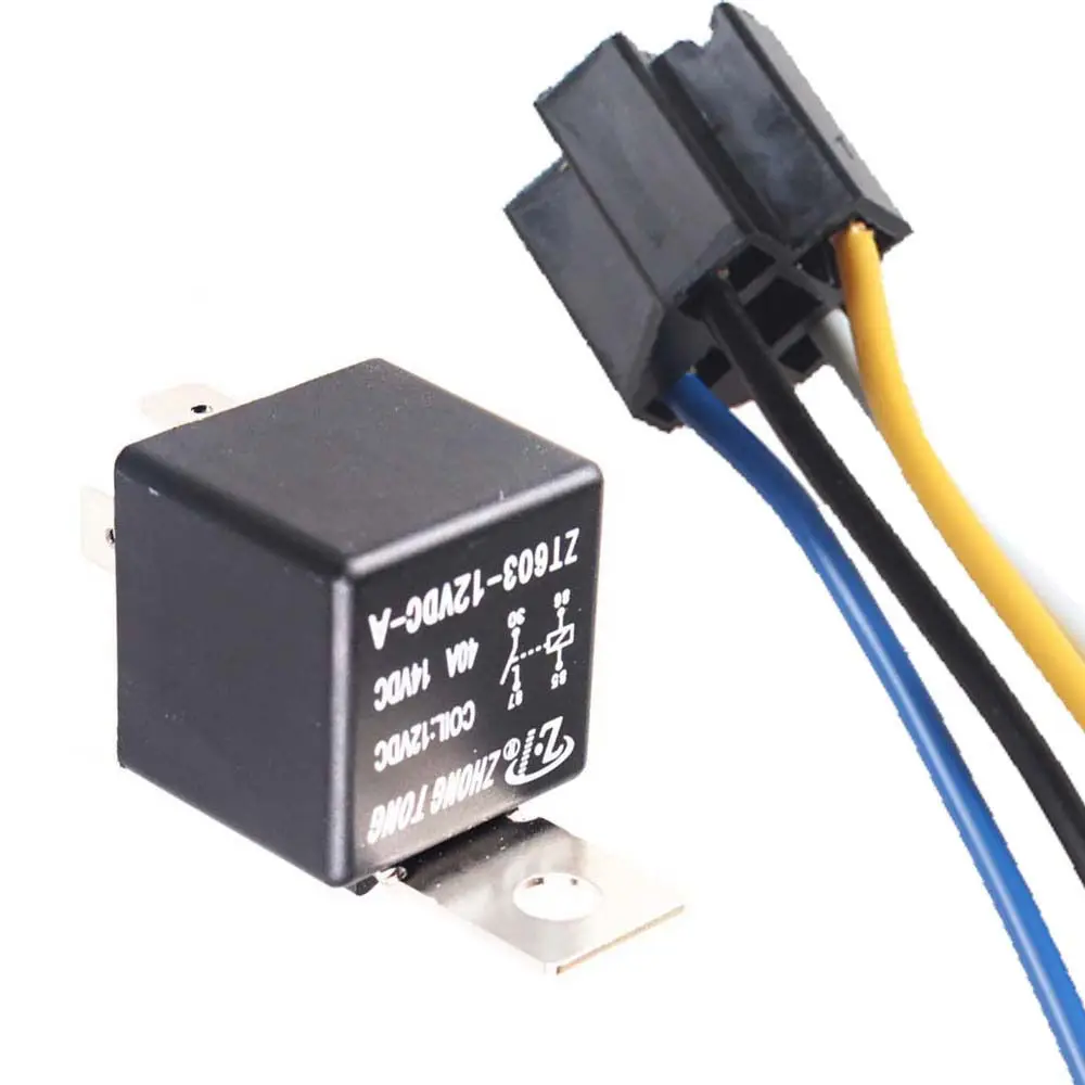 EE support 10 Pcs 12V 40A AMP SPST Relay & Socket Harness 4 Pin 4 Wire Car Automotive
EE support 10 Pcs 12V 40A AMP SPST Relay & Socket Harness 4 Pin 4 Wire Car Automotive