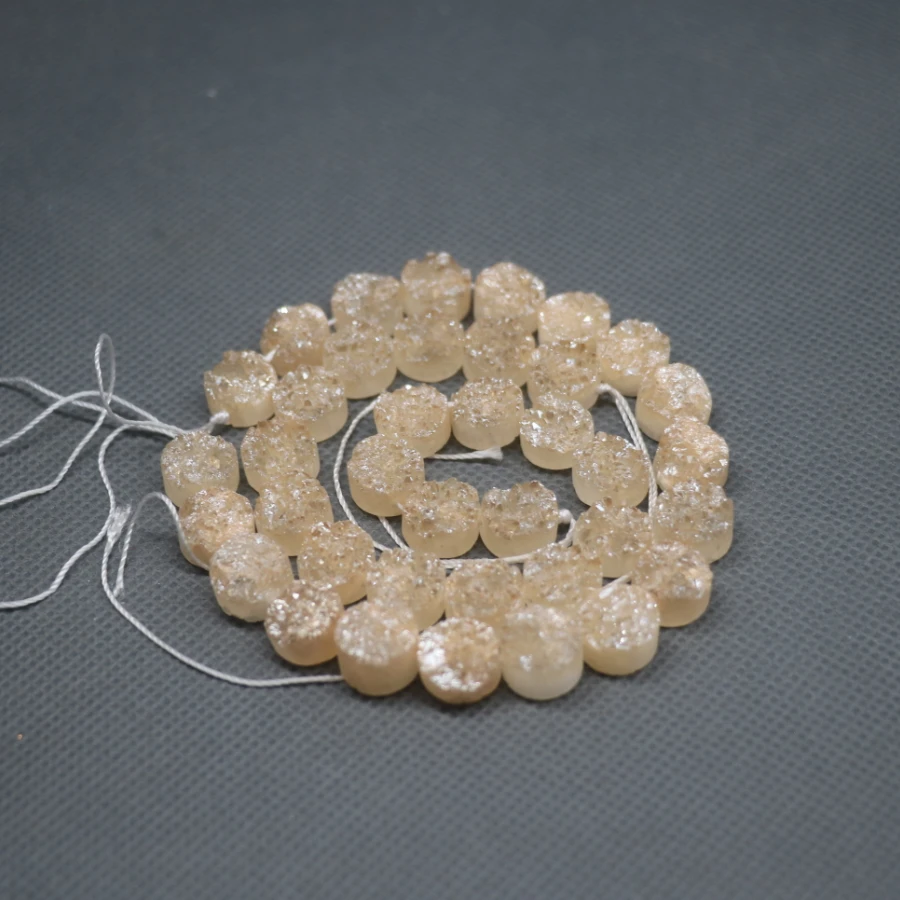 10mm Champagne Statement for Women, Titanium Druzy Stone Beads Pendants Drusy Quartz Coin Beads Wholesale Many size for choice
10mm Champagne Statement for Women, Titanium Druzy Stone Beads Pendants Drusy Quartz Coin Beads Wholesale Many size for choice
