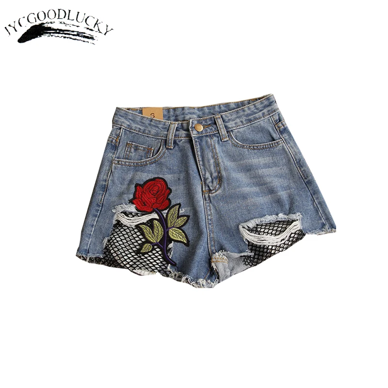 Hot 2017 Women Shorts Mesh Patchwork Ripped Sexy Jeans Shorts Women Casual Embroidery Women's Shorts Large Size Women Clothing
Hot 2017 Women Shorts Mesh Patchwork Ripped Sexy Jeans Shorts Women Casual Embroidery Women's Shorts Large Size Women Clothing