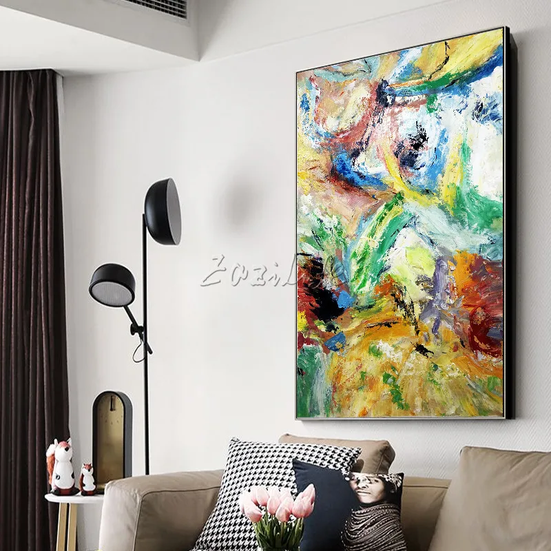 Canvas oil painting caudros decoracion palette knife texture acrylic abstrac color Wall art Picture For Living Room Home Decor06
Canvas oil painting caudros decoracion palette knife texture acrylic abstrac color Wall art Picture For Living Room Home Decor06
