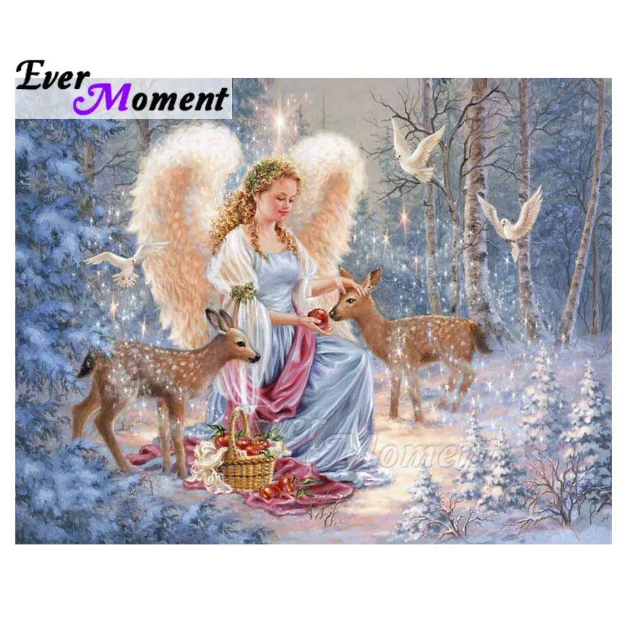 Ever Moment Diamond Painting Angle Deer Forest Winter Artwork Full Square Drill Diamond Embroidery Cross Stitch Decor 3F1339
Ever Moment Diamond Painting Angle Deer Forest Winter Artwork Full Square Drill Diamond Embroidery Cross Stitch Decor 3F1339