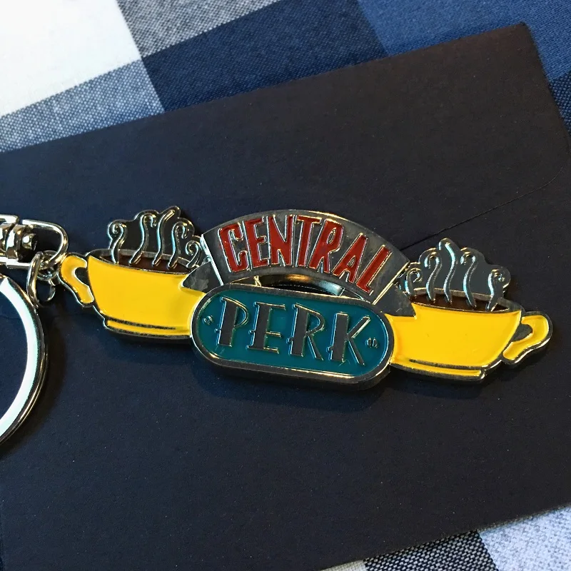 TV Show friends coffe house Central Perk symbol key Souvenirs ring metal Souvenirs novelty present
TV Show friends coffe house Central Perk symbol key Souvenirs ring metal Souvenirs novelty present