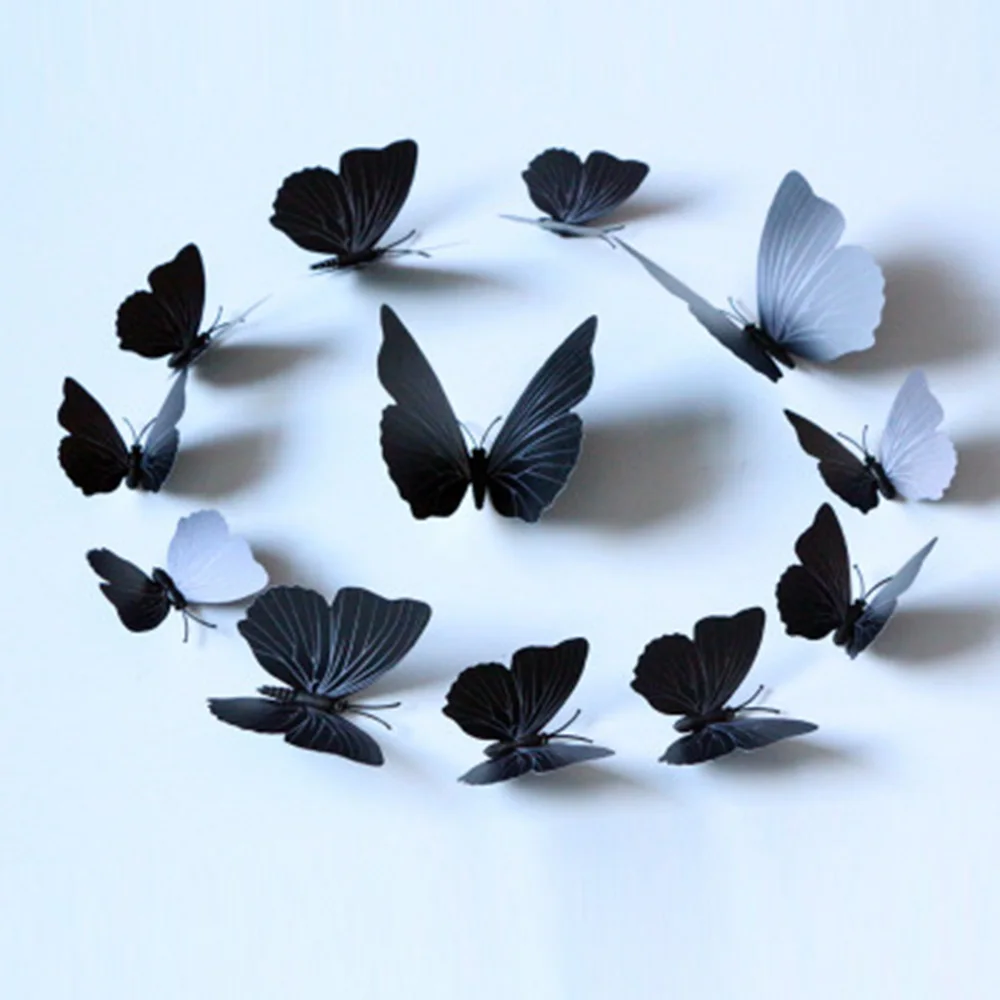 12Pcs Pvc 3D Butterfly Wall Decor Cute Butterflies Wall Stickers Art Decals Home Decoration Room Window Decor High Quality
12Pcs Pvc 3D Butterfly Wall Decor Cute Butterflies Wall Stickers Art Decals Home Decoration Room Window Decor High Quality