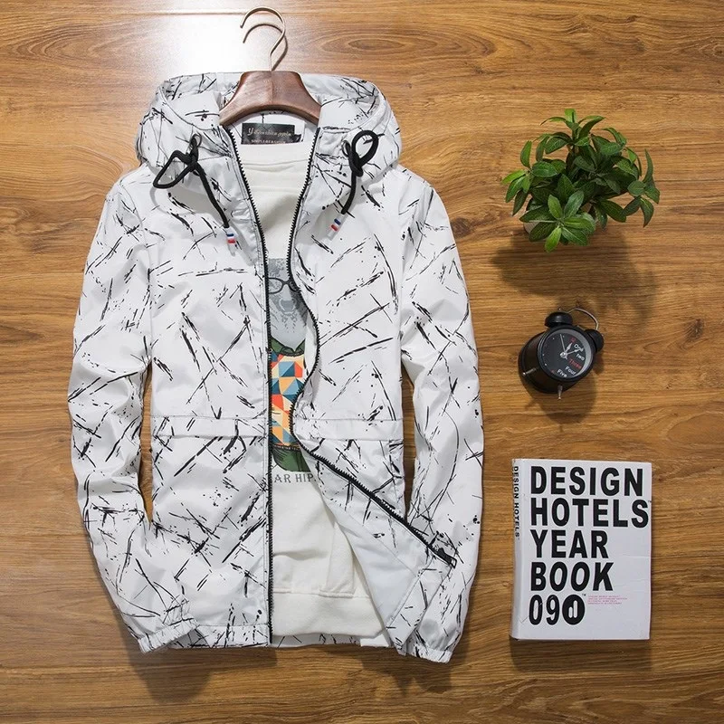 Plus Size M-8XL Men's Coat Printing Ink Hooded Jacket Male Blazer Spring Summer Men's Clothing Bomber Jackets Men
Plus Size M-8XL Men's Coat Printing Ink Hooded Jacket Male Blazer Spring Summer Men's Clothing Bomber Jackets Men