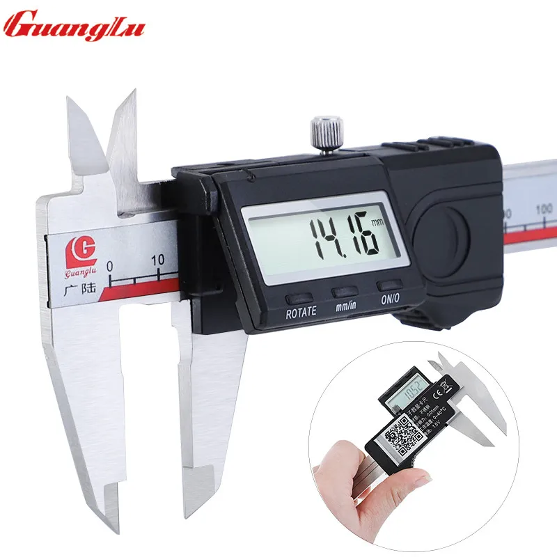 Digital Caliper 0-150mm 6'' Left-handed Vernier Caliper Metric/Inch Stainless Steel Electronic Micrometer Measuring Instrument
Digital Caliper 0-150mm 6'' Left-handed Vernier Caliper Metric/Inch Stainless Steel Electronic Micrometer Measuring Instrument