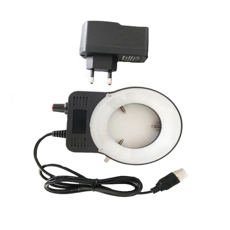 EU Adapter 48pcs LED SMD USB Adjustable Ring Light illuminator Lamp For Industry video Microscope Industrial Camera Magnifier
EU Adapter 48pcs LED SMD USB Adjustable Ring Light illuminator Lamp For Industry video Microscope Industrial Camera Magnifier