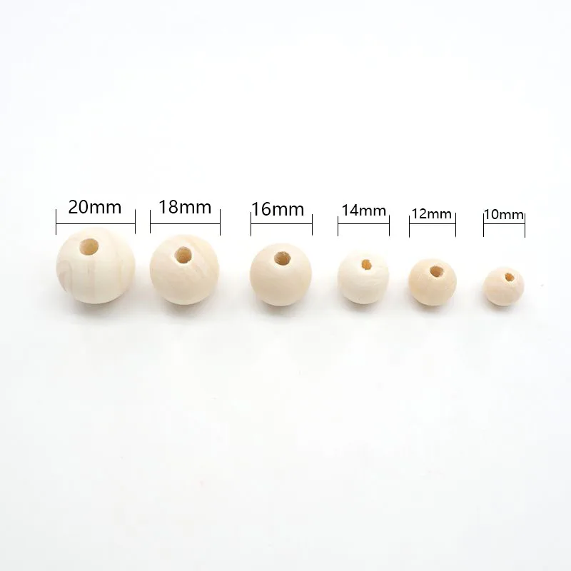 Chenkai 100PCS Natural Ball Wooden Beads Pendant Connectors Round Baby Toy Beads Wood For Charm Jewelry Making Handmade
Chenkai 100PCS Natural Ball Wooden Beads Pendant Connectors Round Baby Toy Beads Wood For Charm Jewelry Making Handmade