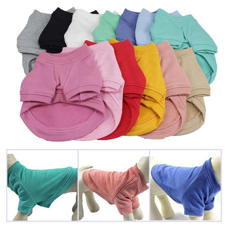 Large Medium Small Dogs Sweatshirt Solid Pure Cotton Leisure Knitted Pullover Shirt Autumn Winter Pet Clothes XS-4XL
Large Medium Small Dogs Sweatshirt Solid Pure Cotton Leisure Knitted Pullover Shirt Autumn Winter Pet Clothes XS-4XL
