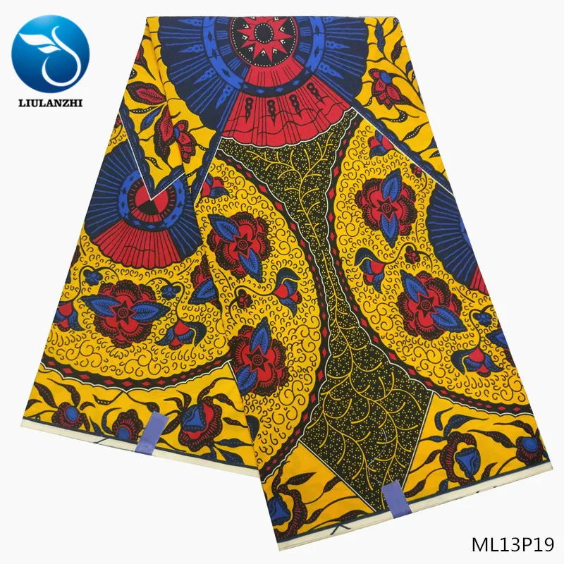 LIULANZHI Cotton Fabric African Wax Fabric 2019 New Wax Cloth Ptints Ankara Fabric ML13P21
LIULANZHI Cotton Fabric African Wax Fabric 2019 New Wax Cloth Ptints Ankara Fabric ML13P21
