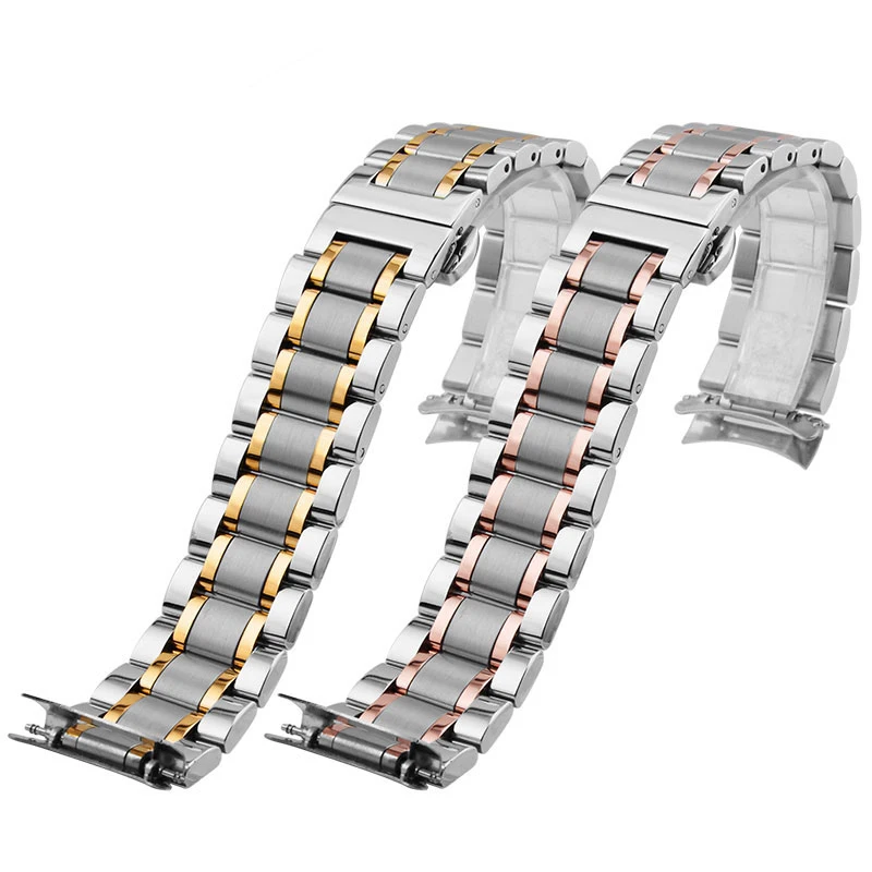 Stainless steel watch band Solid steel belt bracelets Arc mouth strap 14 16 18 20 22 24mm Men and women Free tools and postage
Stainless steel watch band Solid steel belt bracelets Arc mouth strap 14 16 18 20 22 24mm Men and women Free tools and postage